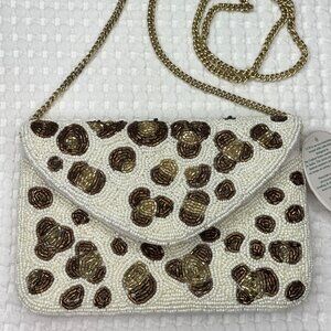 Brand NEW Viral Animal Print Beaded Bag!